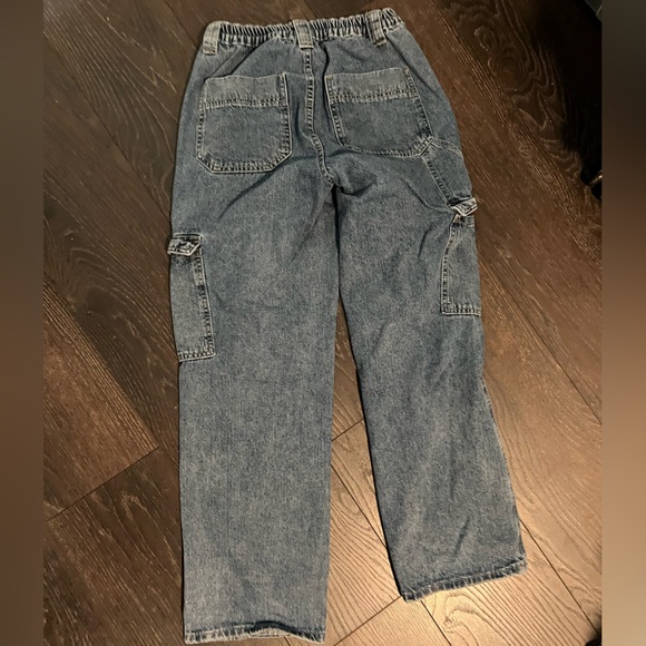 Simple Society Cargo straight high denim Jeans SZ 9/29 - Picture 7 of 9
